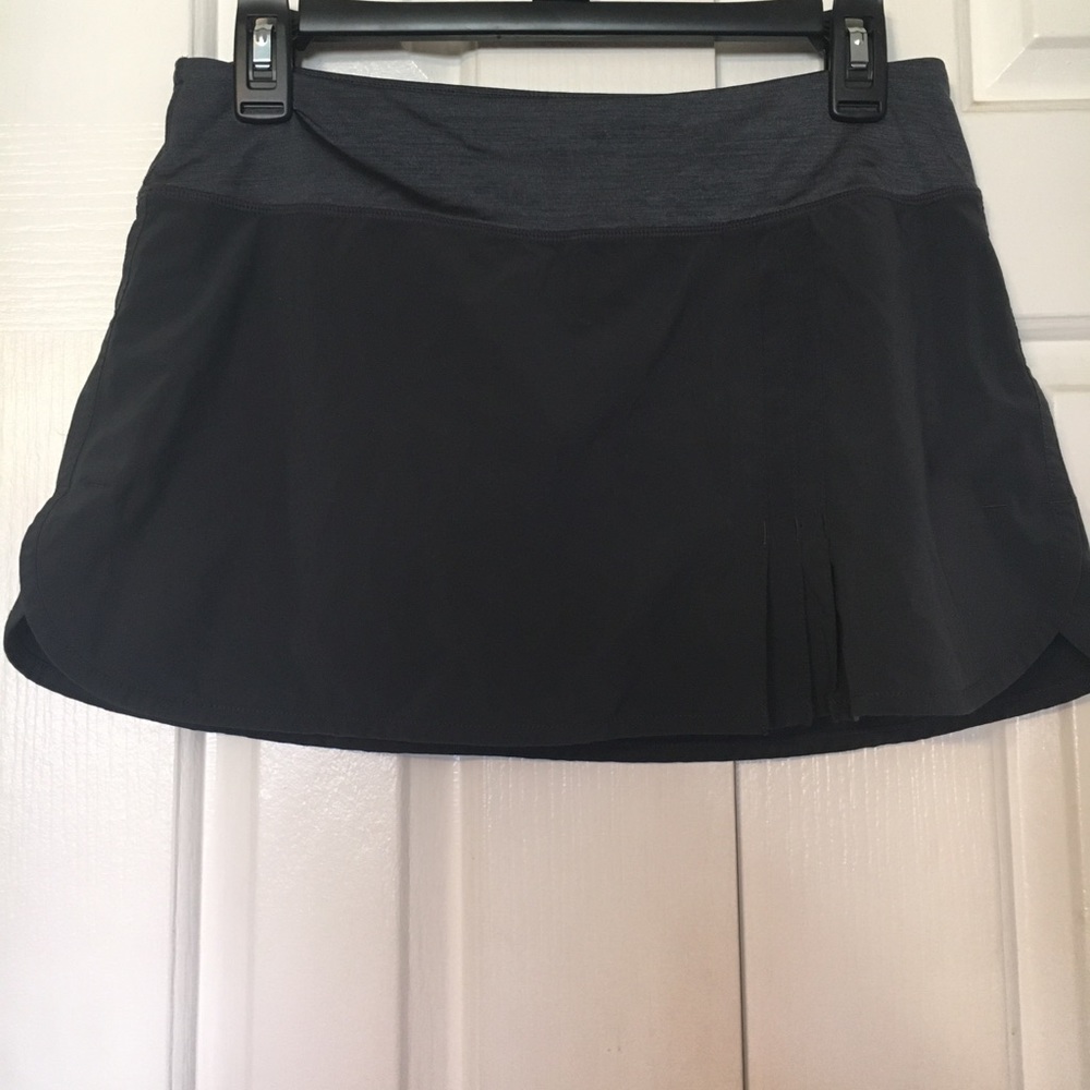 Lululemon athletic skort dark charcoal grey